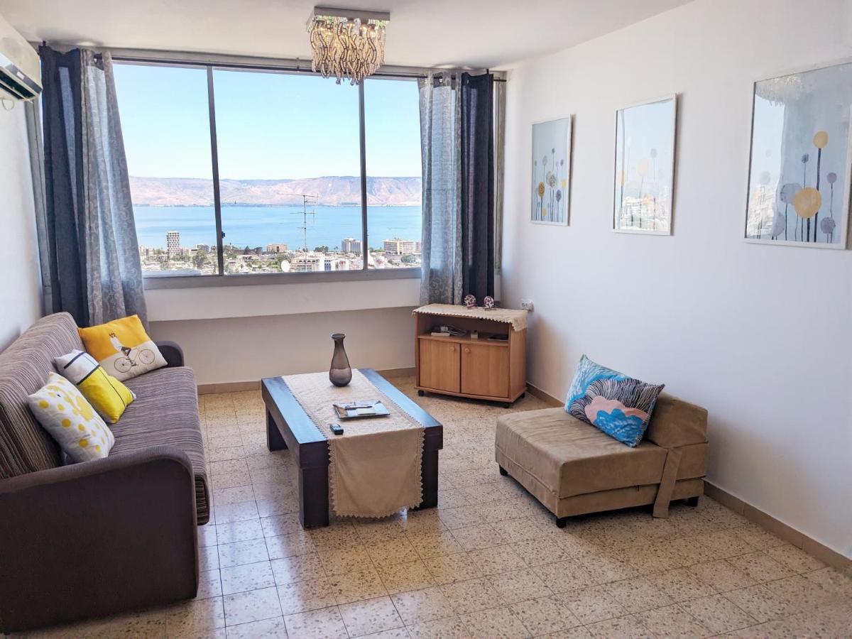 1Bdrm Apt With Panoramic View Of Sea And Mountains Tiberias Ngoại thất bức ảnh